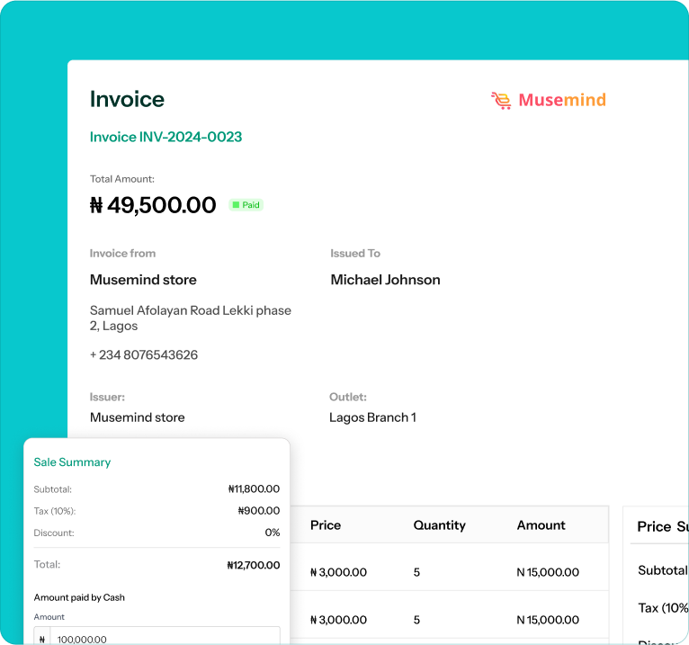 Professional Invoicing & POS